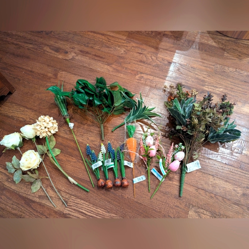 Artificial Flowers Plants & Greenery, Floral Arrangements Wreaths Arts Craft New
